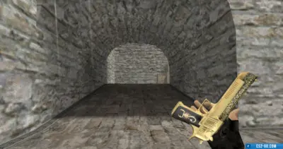 HD Deagle Gold Scorpion model for CS 1.6
