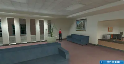 The "cs_office_go" map for CS 1.6.
