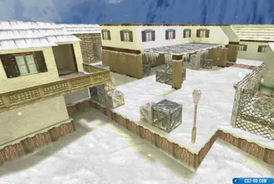 Map "De_Inferno_Snow" for CS 1.6