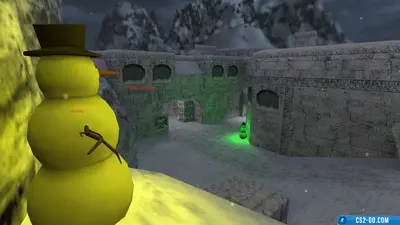 Map "De_Dust2_Xmas" for CS 1.6