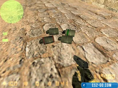 The “CS Nade Drops” plugin for a CS 1.6 server - pick up grenades from the ground