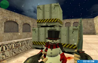 Snowman plugin instead of the C4 bomb for a CS 1.6 server