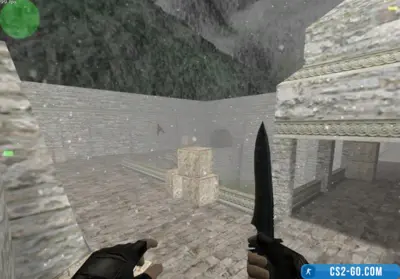 The “Snow” plugin for a CS 1.6 server with a menu to disable fog and snow.