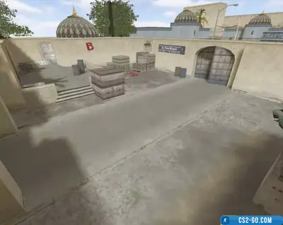 Map “css_dust2_go” for CS 1.6