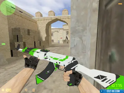 The AK-47 "Green Asimov" model for CS 1.6