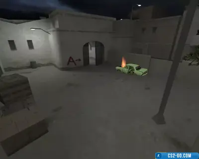 Map “css_dust2night_gob1” for CS 1.6