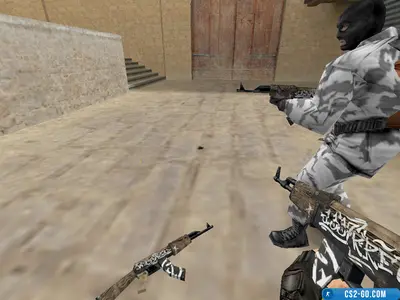 The AK-47 “Desert Rebel” model for CS 1.6