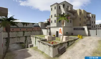 The map "css_dust20" for CS 1.6