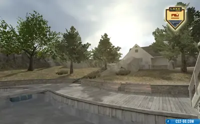 The map "de_lake_csgo" for CS 1.6