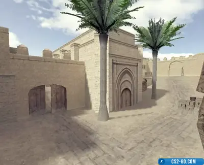 The map “css_dust3” for CS 1.6