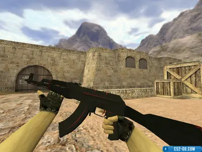 AK-47 “Red Line” model for CS 1.6