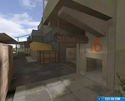 The map "css_train_go" for CS 1.6