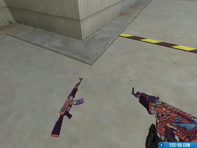 The AK-47 “Dragon King” model for CS 1.6