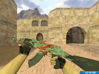 The AK-47 "Aquamarine Revenge" model for CS 1.6