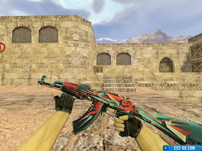 The AK-47 “Riot of Colors” model for CS 1.6