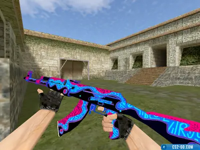 The AK-47 "Red Ice" model for CS 1.6