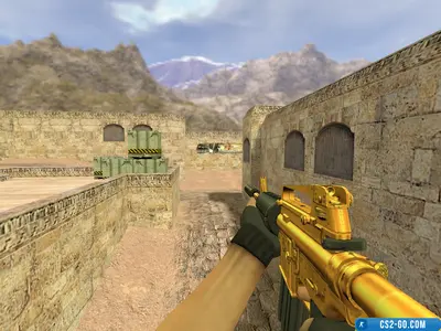 The M4A1 "Golden" model for CS 1.6