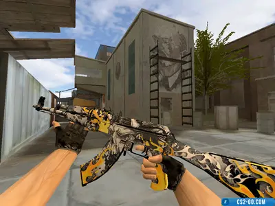 The AK-47 "Firewalker" model for CS 1.6