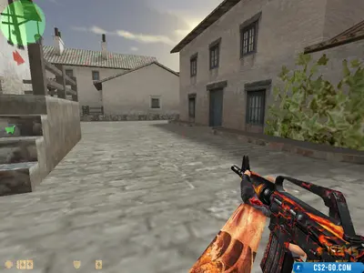The M4A1 "Fire" model for CS 1.6