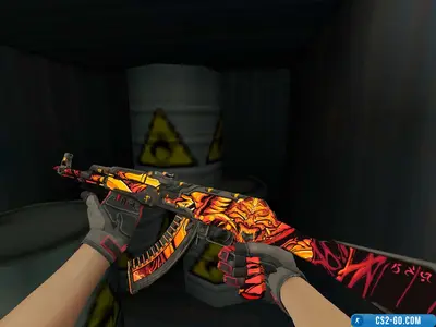 The AK-47 "Flame Demon" model for CS 1.6