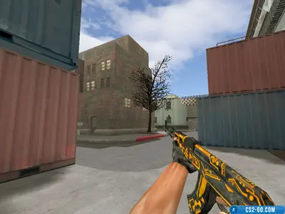 The AK-47 "Golden Land" model for CS 1.6