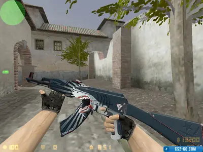 The AK-47 "Shark" model for CS 1.6