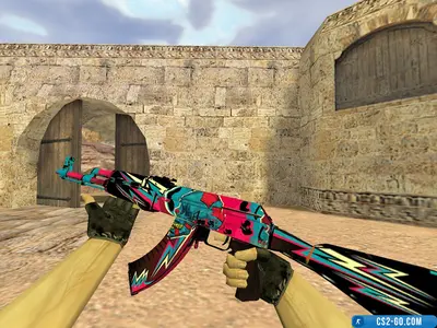 The AK-47 "Star Vandal" model for CS 1.6