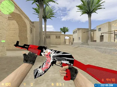 The AK-47 "Collection 893" model for CS 1.6