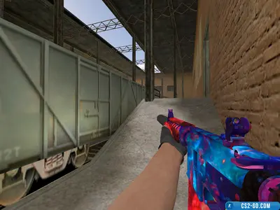 M4A4 “Cosmic Spiral” model for CS 1.6