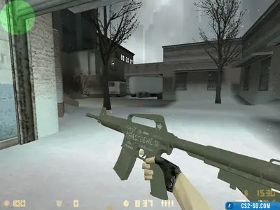 The M4A1-S “King of Cobras” model for CS 1.6