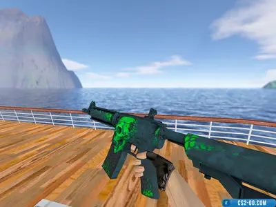 The M4A4 "Deskull" model for CS 1.6