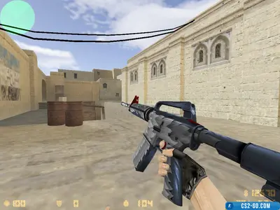 The M4A1-S "White Fang" model for CS 1.6