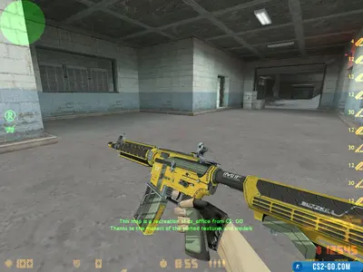 The M4A4 "Ruin" model for CS 1.6