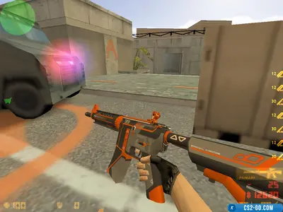 The M4A4 "Storm" model for CS 1.6