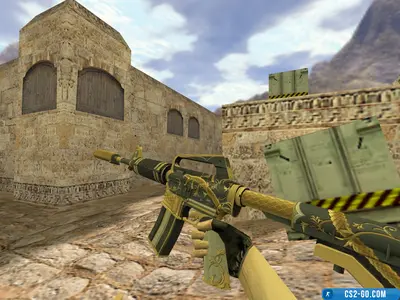 M4A1 "Golden Spiral" model for CS 1.6