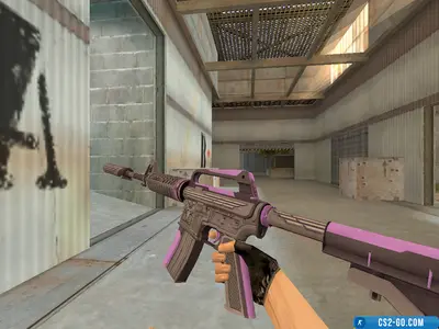 The M4A1-S "Thunder Violet" model for CS 1.6