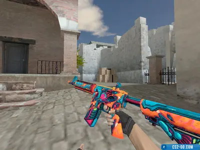 The M4A4 "Biowar" model for CS 1.6