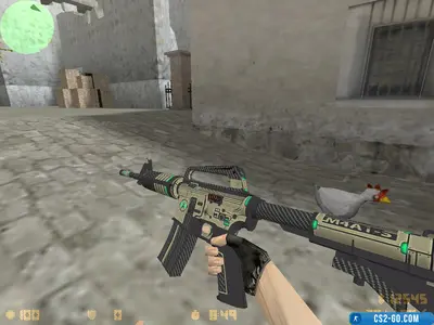 The M4A1-S “Cyber” model (modified) for CS 1.6