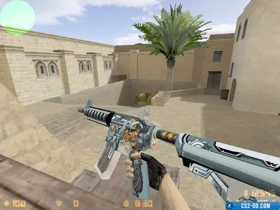 The M4A4 “Cybernetic” model for CS 1.6