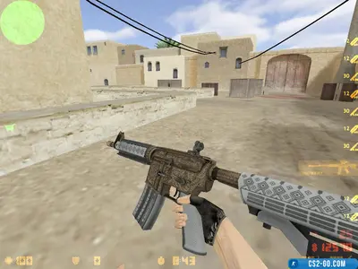 The M4A4 “Devoted Paladin” model for CS 1.6