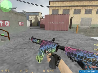 The M4A4 “Fluffy” model for CS 1.6