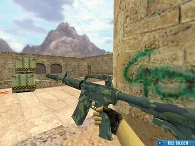The M4A1 "Pure Water" model for CS 1.6
