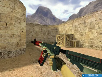 The M4A4 "Shark" model for CS 1.6