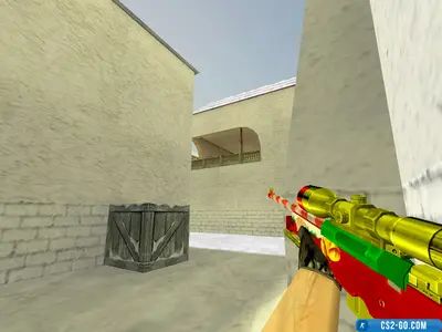 The AWP "Santa" model for CS 1.6