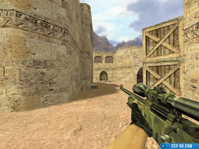 The AWP "Forest Camouflage" model for CS 1.6