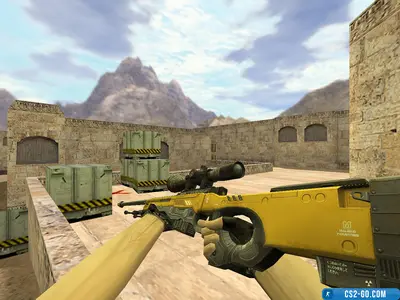 The AWP "Yellow Destroyer" model for CS 1.6