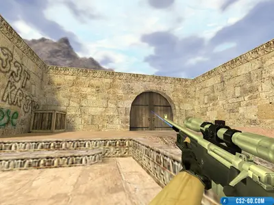 AWP “Black Chrome” model for CS 1.6
