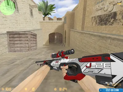 The AWP "Booster" model for CS 1.6