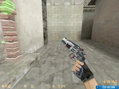 R8 White Fang (Arctic Wolf) Revolver model for CS 1.6