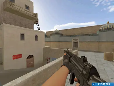 MP5-SD Chrome model for CS 1.6